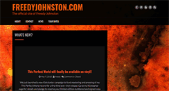Desktop Screenshot of freedyjohnston.com