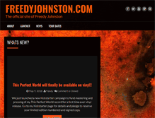 Tablet Screenshot of freedyjohnston.com
